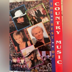 Vintage 1995 The Best Of Country Music Paperback Book
